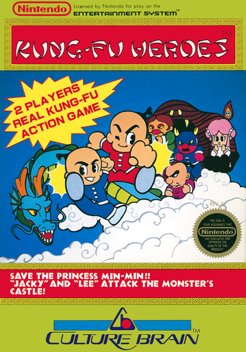 Kung-Fu Heroes (USA) box art